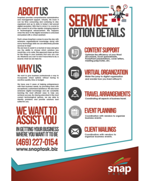 Flyer Design by jeffdefy for SnapTask | Design: #13884297