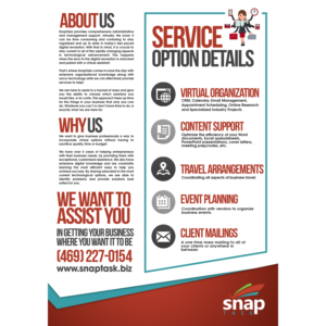 Flyer Design by jeffdefy for SnapTask | Design: #13951769