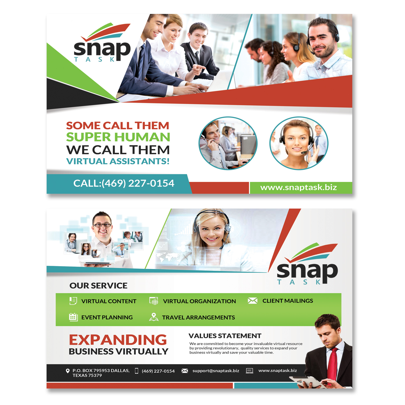 Flyer Design by creative.bugs for SnapTask | Design #13814479