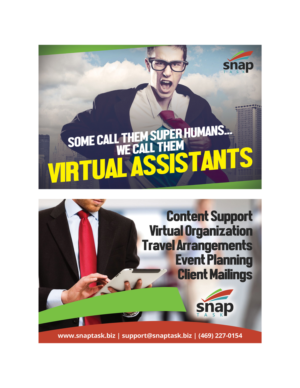 Design de Flyer par ScarlettePixels pour SnapTask | Design #13822578