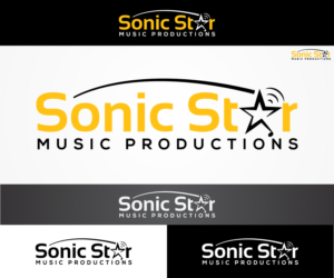Logo Design by sangeloenriquez for Sonic Star Music Productions | Design #13813896