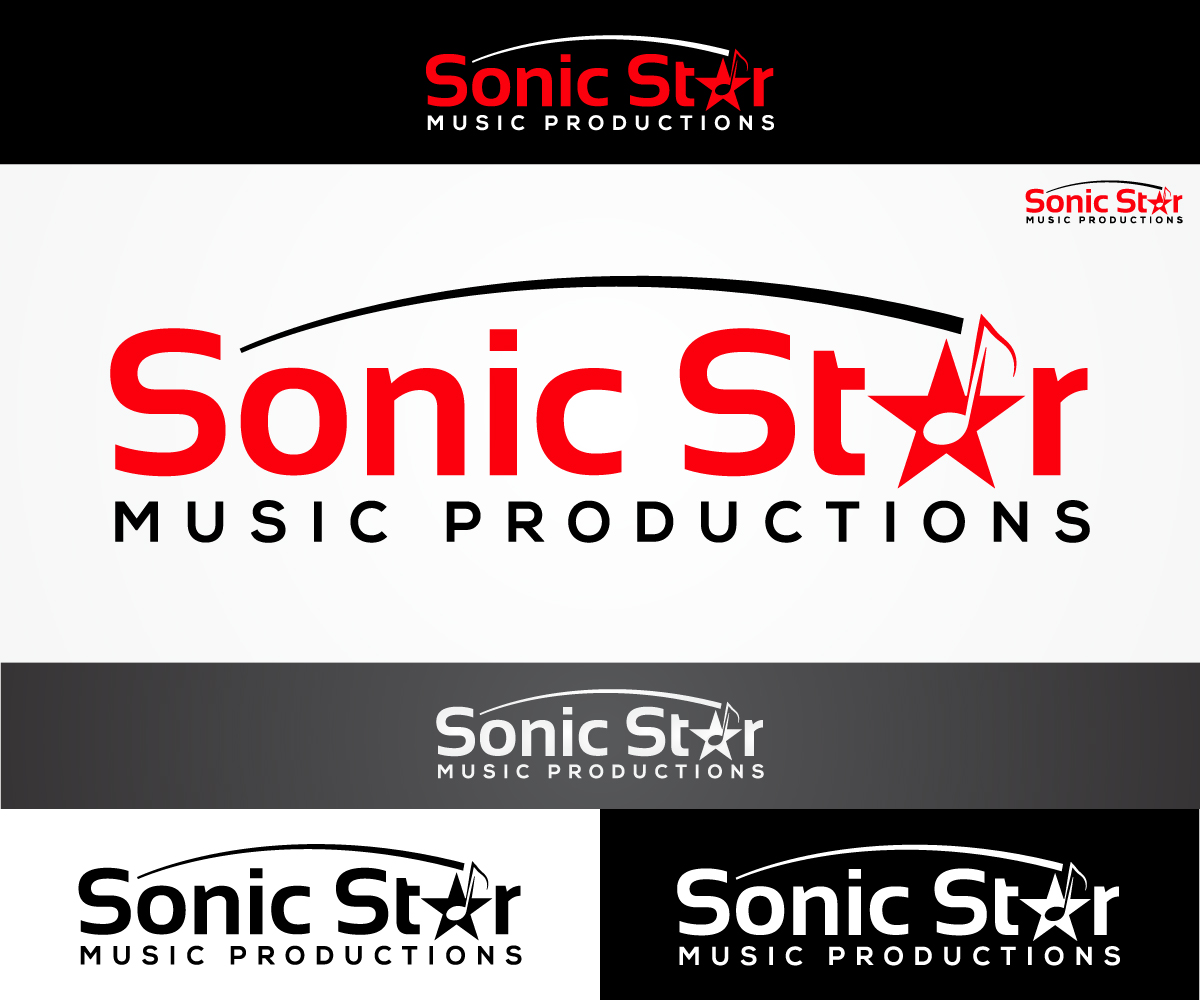 Logo Design by sangeloenriquez for Sonic Star Music Productions | Design #13839733
