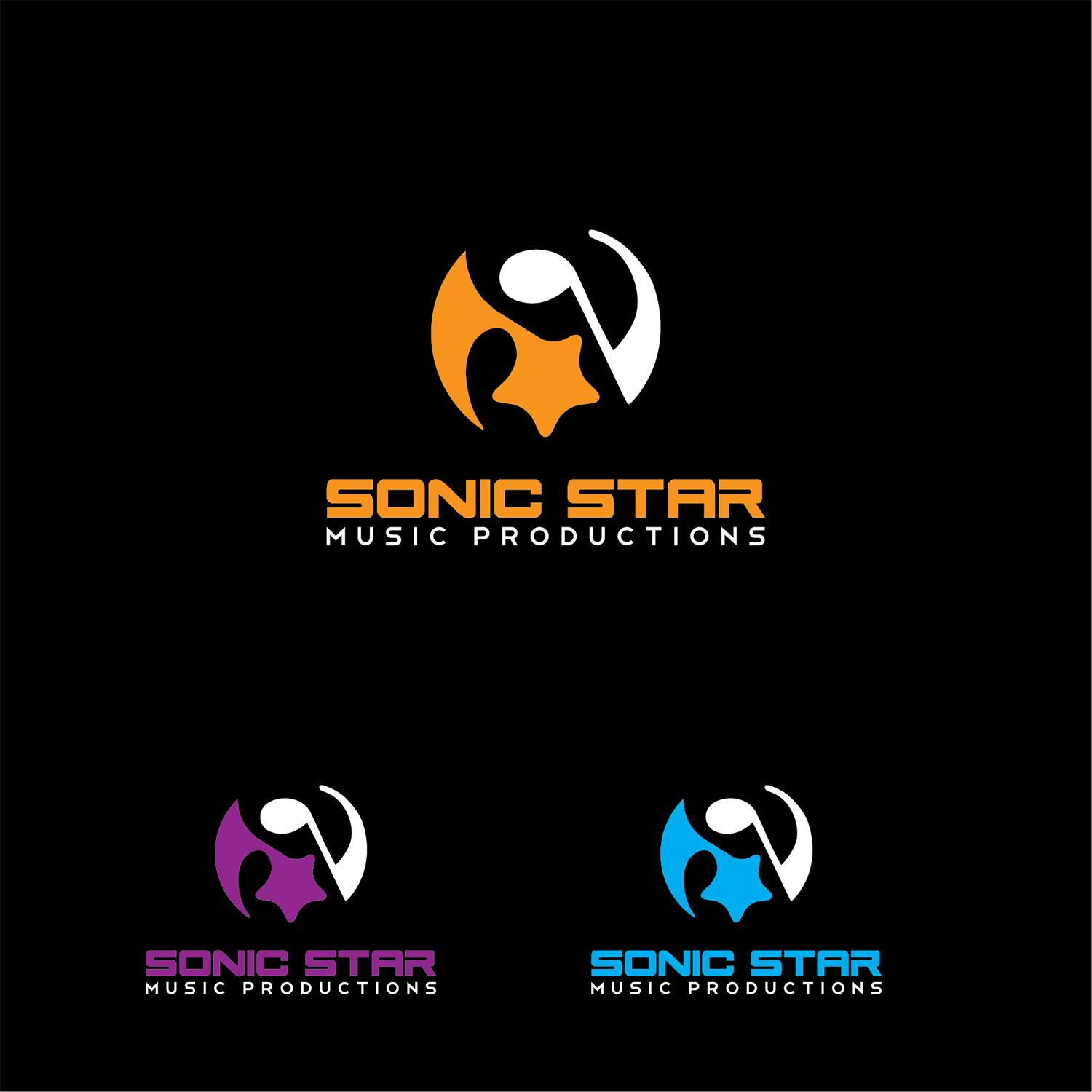 Logo Design by iqbalkabir for Sonic Star Music Productions | Design #13949760