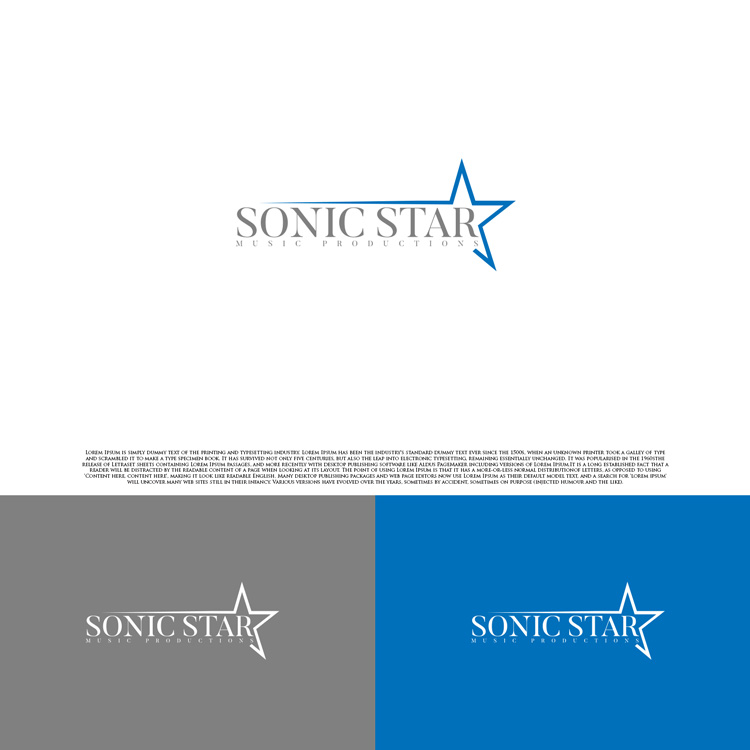 Logo Design by DesignDUO for Sonic Star Music Productions | Design #14055001