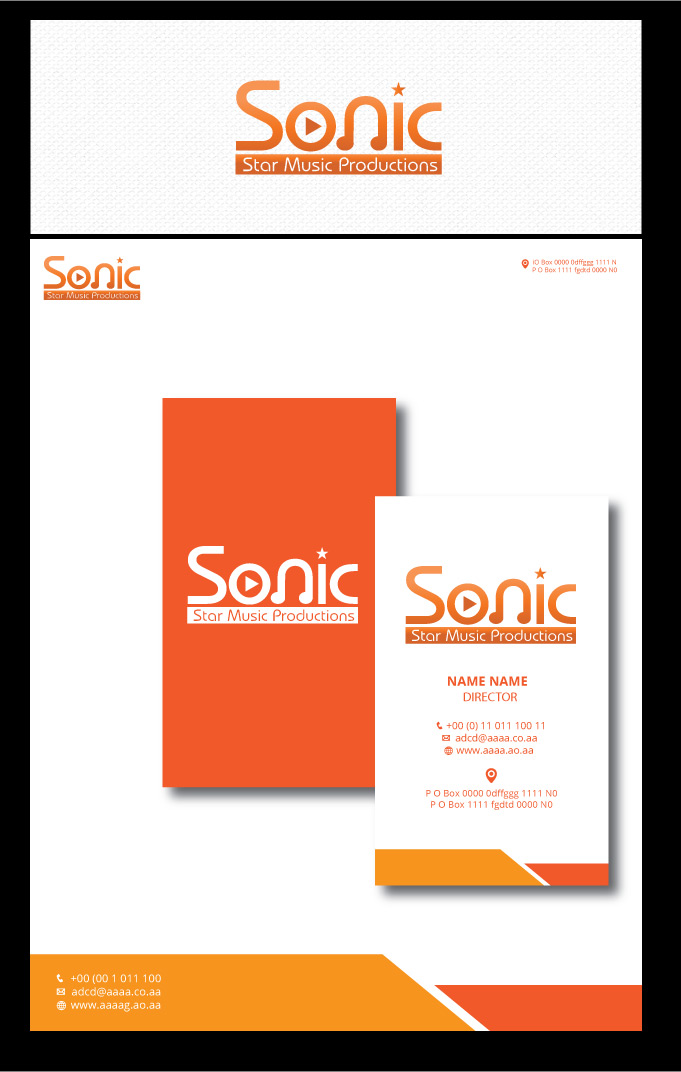 Logo Design by zebronicgraphic for Sonic Star Music Productions | Design #13775567