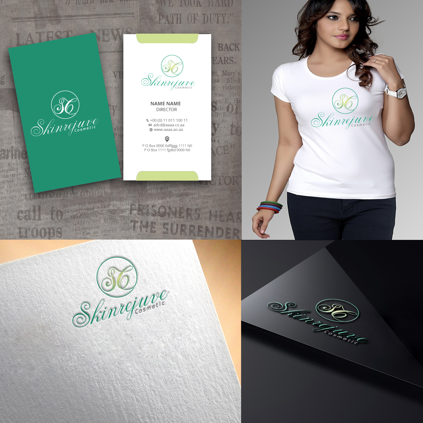 Diseño de Logo por zebronicgraphic para Skinrejuve cosmetic clinic | Diseño #13775532