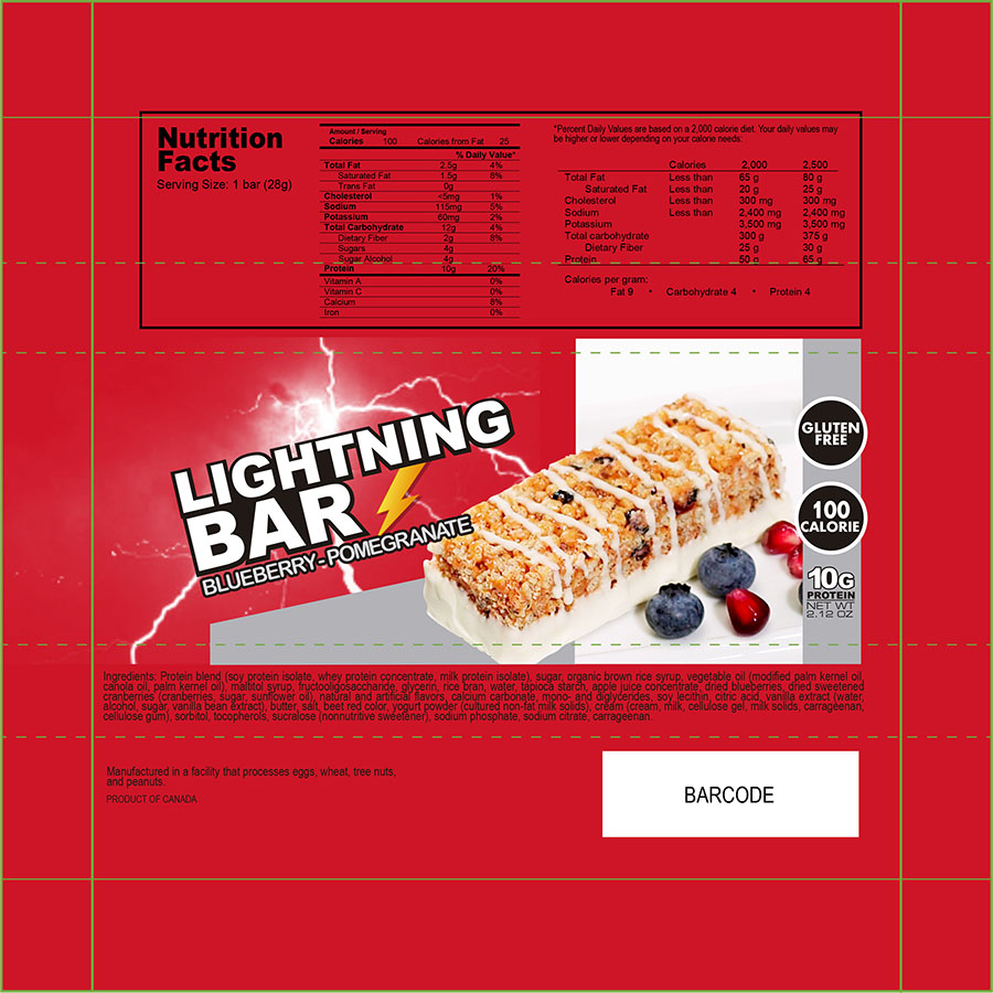 Playful, Colorful, Product Packaging Design for Lightning Bar by ...