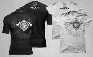 Valkry Fight Wear and Lifestyle company Tshirt Project  | T-Shirt-Design von Ambrech