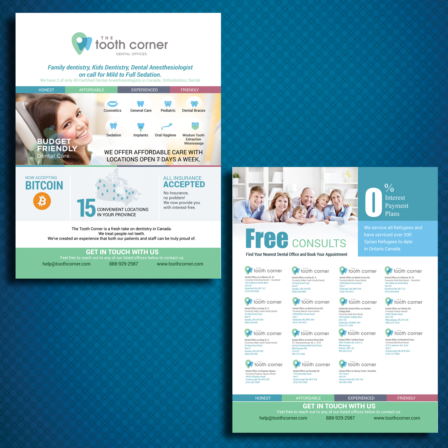 Diseño de Flyer por uk para The Tooth Corner  | Diseño #13796831