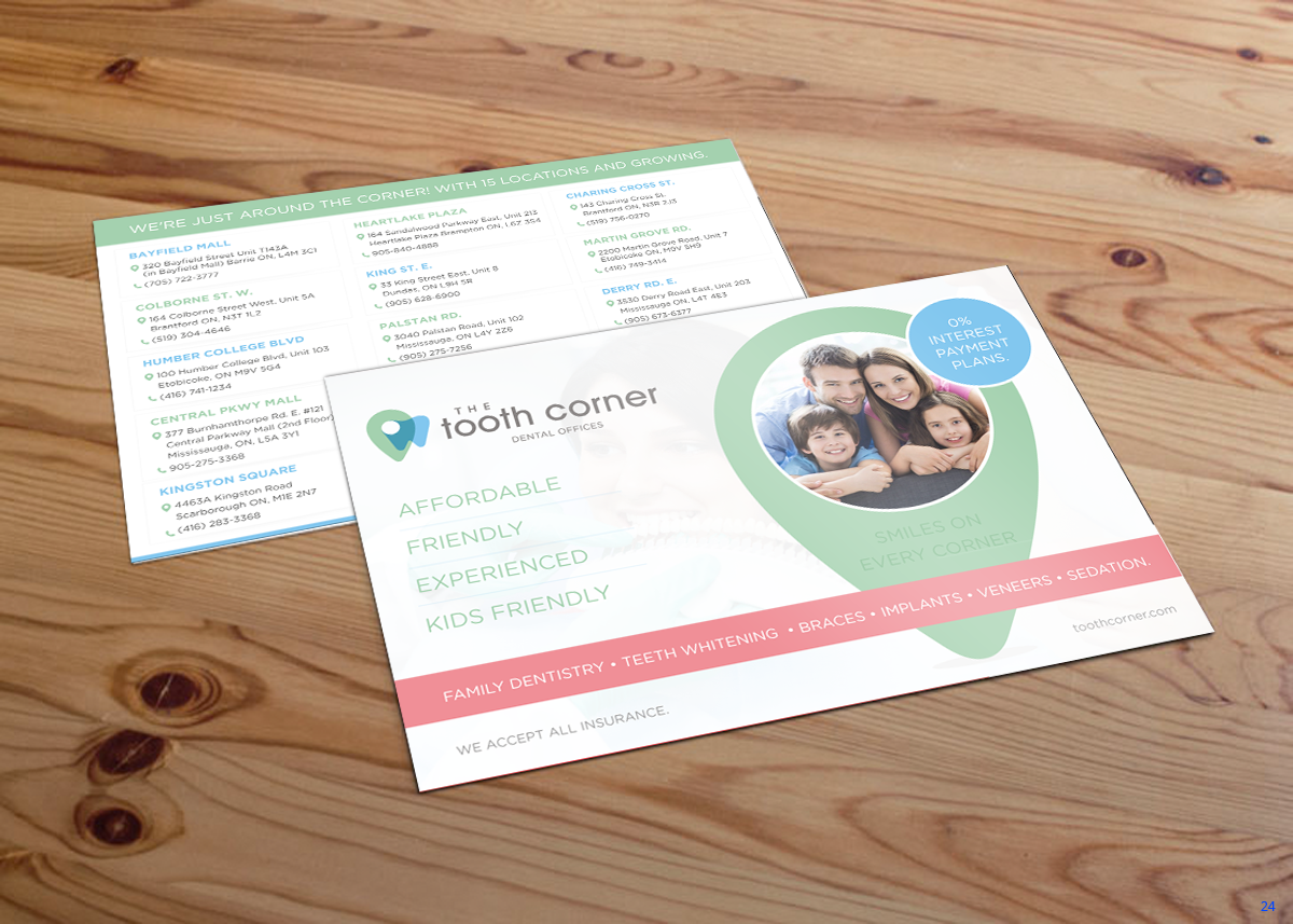 Flyer Design by uniquedesign10 for The Tooth Corner  | Design #13809842