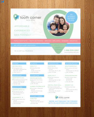 Diseño de Flyer por uniquedesign10 para The Tooth Corner  | Diseño: #13814156