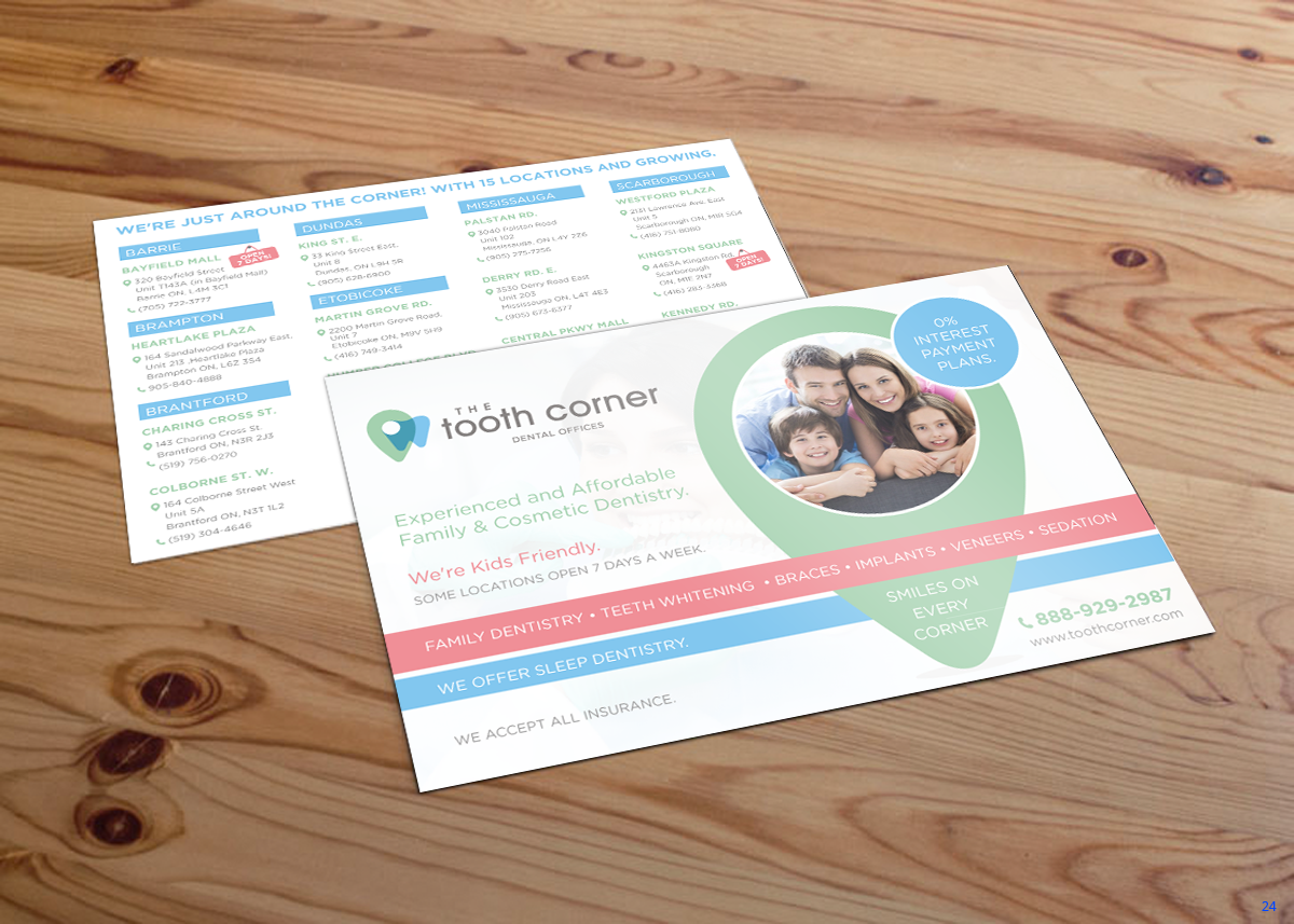 Flyer Design by uniquedesign10 for The Tooth Corner  | Design #13826413
