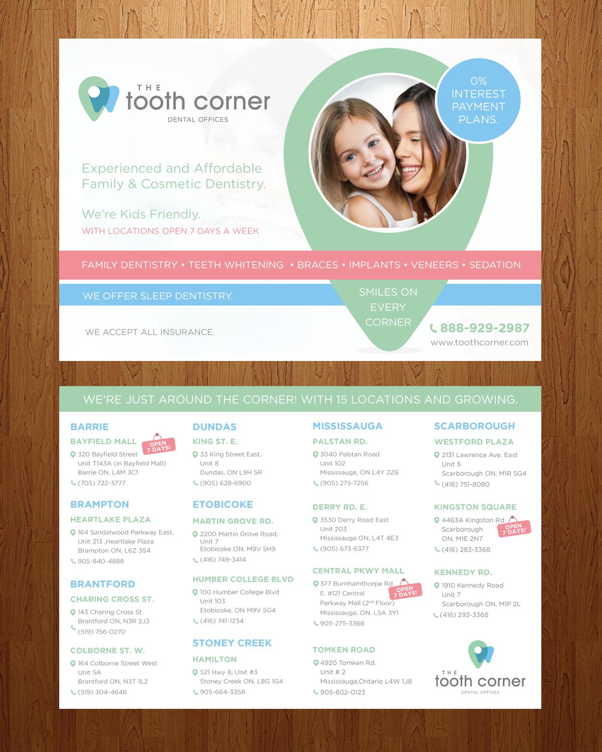 Diseño de Flyer por uniquedesign10 para The Tooth Corner  | Diseño #13919560