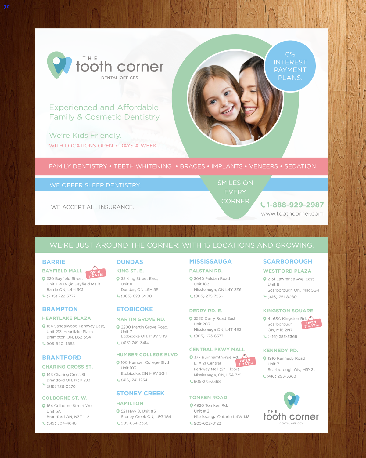 Diseño de Flyer por uniquedesign10 para The Tooth Corner  | Diseño #13929540