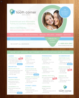 Flyer Design by uniquedesign10 for The Tooth Corner  | Design: #13936487