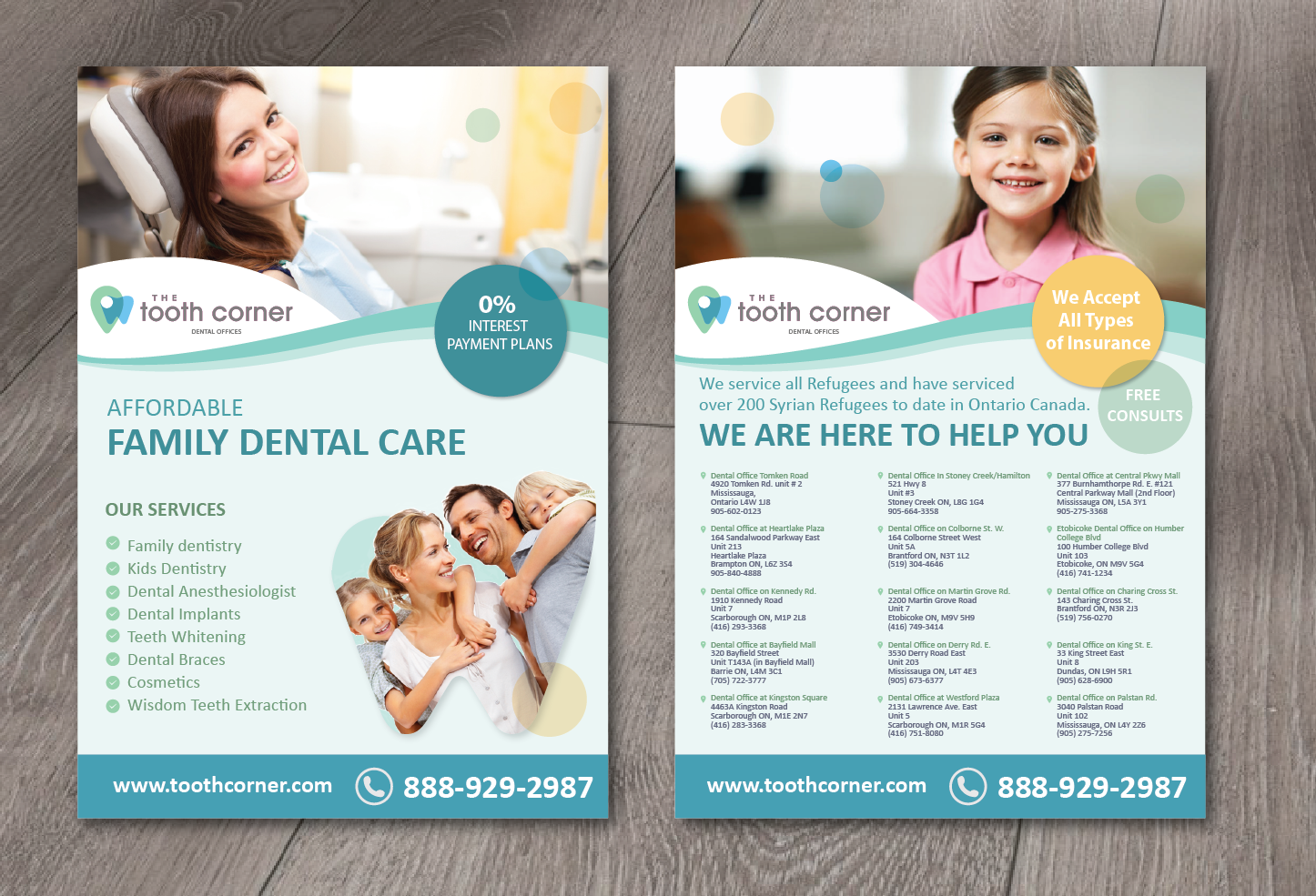 Flyer Design by alex989 for The Tooth Corner  | Design #13797807