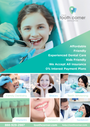 Flyer Design by Ellie Afonso for The Tooth Corner  | Design: #13848880