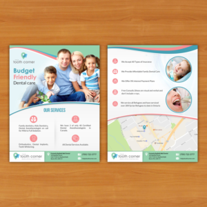 Diseño de Flyer por debdesign para The Tooth Corner  | Diseño: #13795503