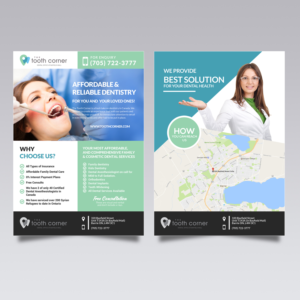 Flyer Design by VEGA-Designs for The Tooth Corner  | Design #13795286