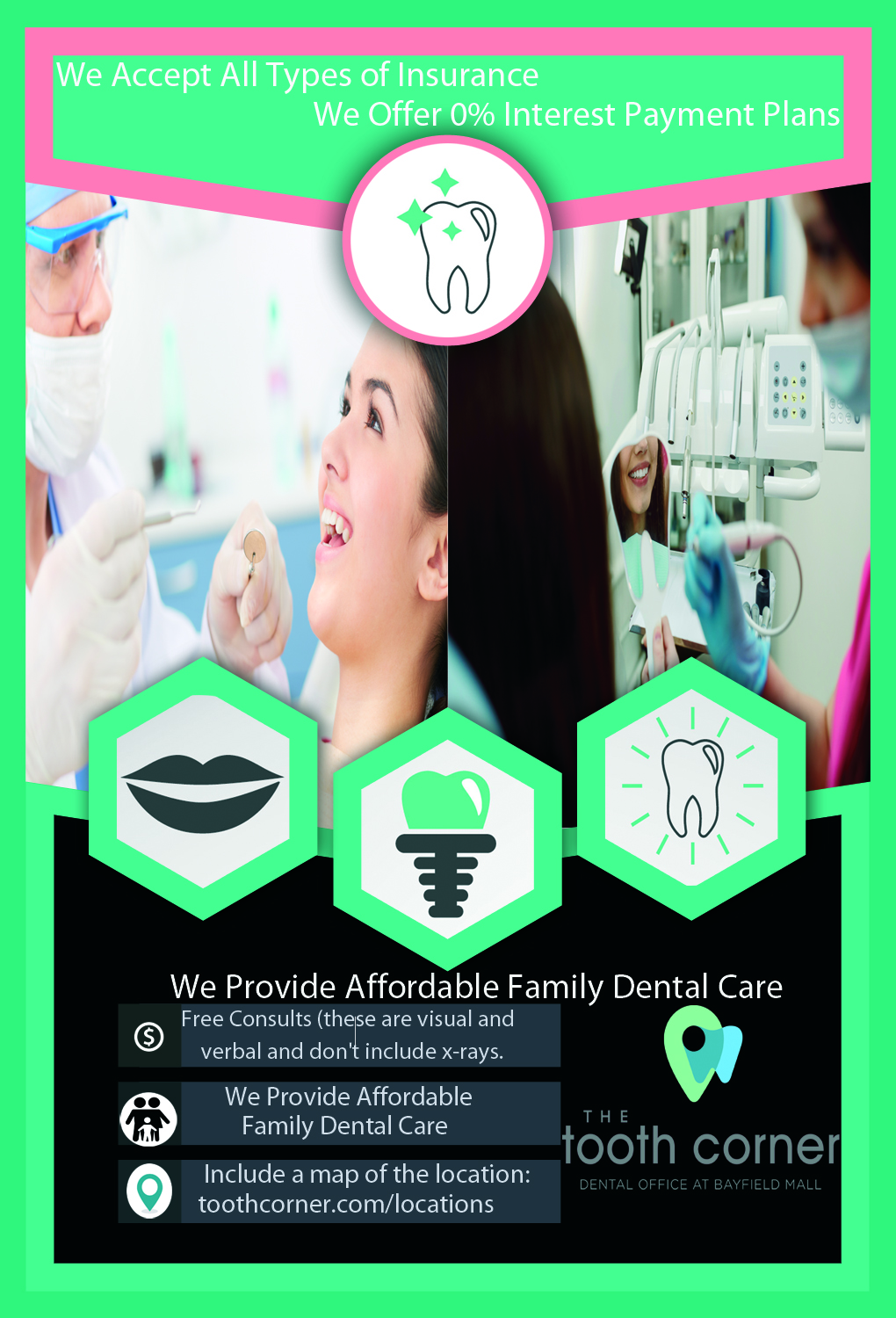 Flyer Design by Kowzi for The Tooth Corner  | Design #13796931