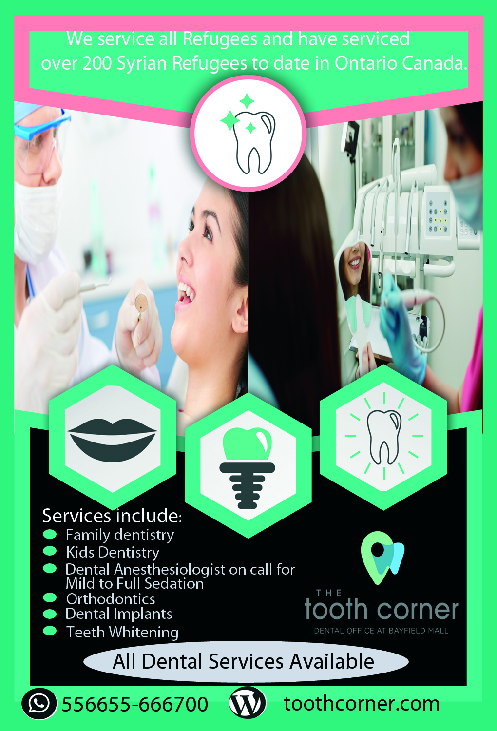 Flyer Design by Kowzi for The Tooth Corner  | Design #13797311