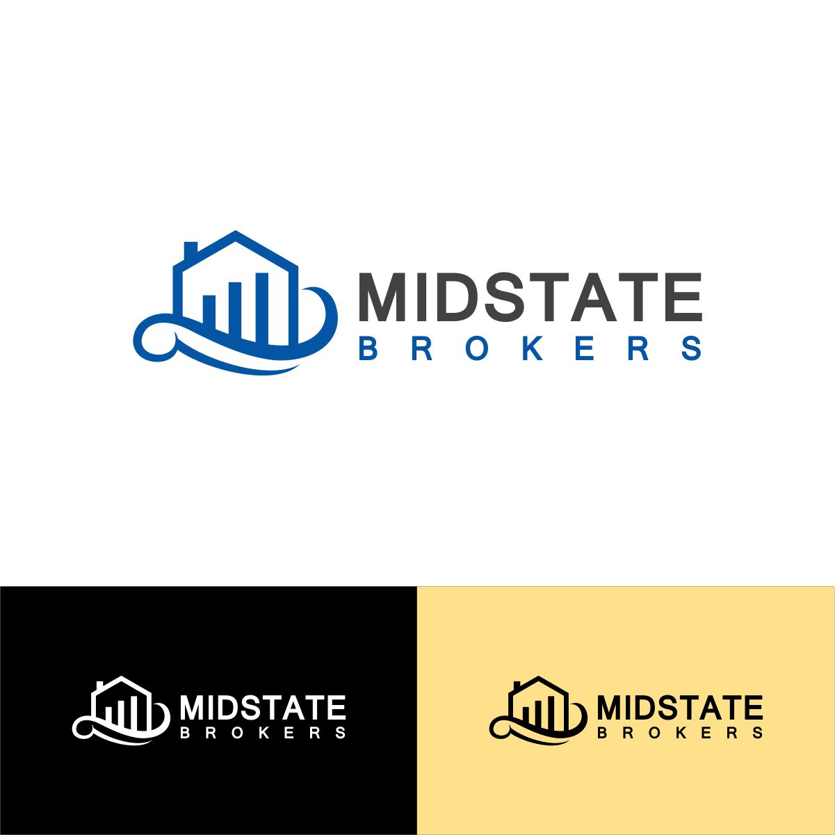 Logo Design by webeezine for Midstate Brokers | Design #13890506