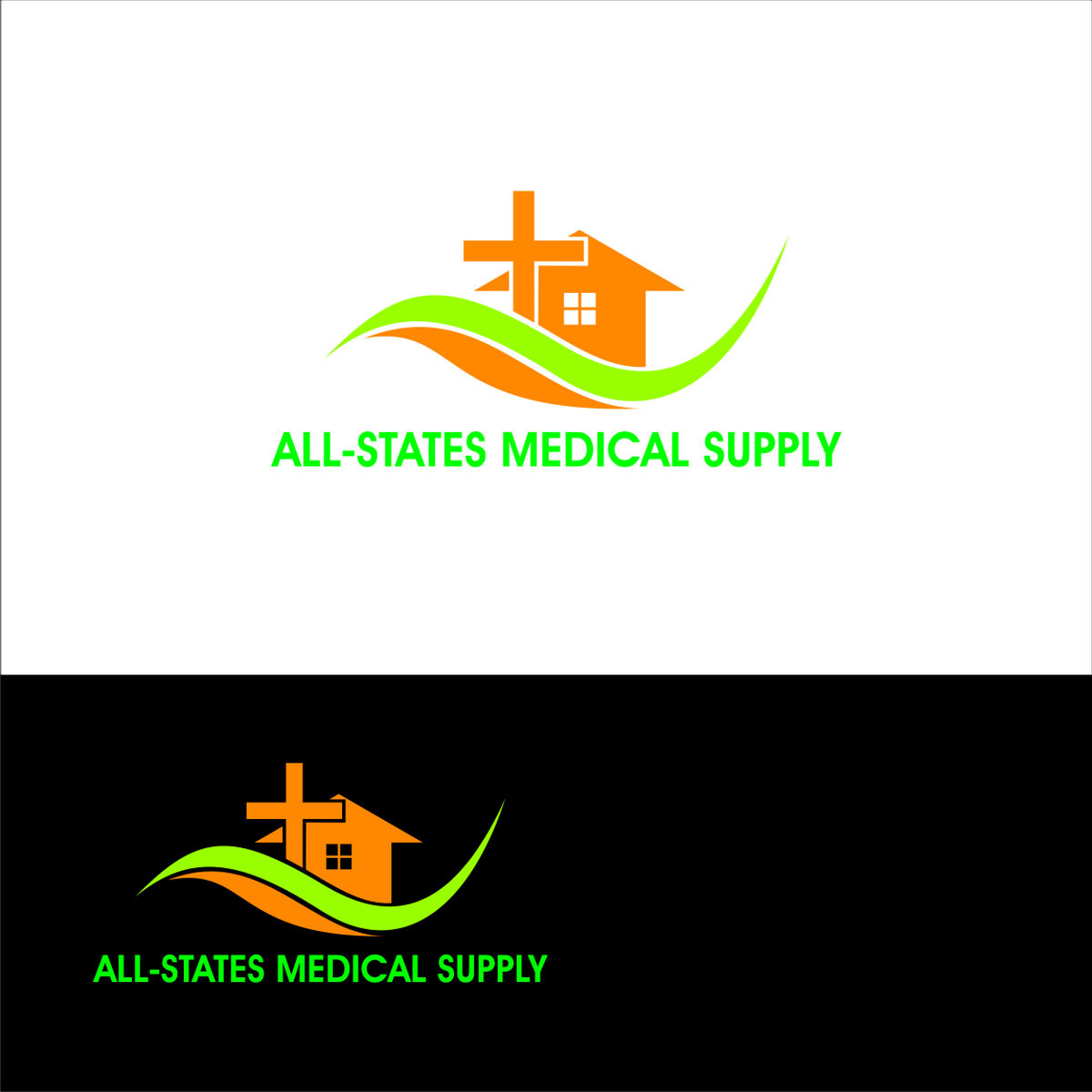 Medical Logo Design for AllStates Medical Supply by Sandaruwan