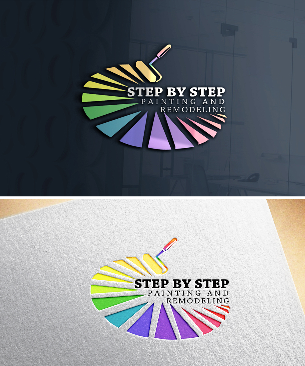 Logo-Design von EA Designs für Step by Step Painting and Remodeling  | Design #13911522