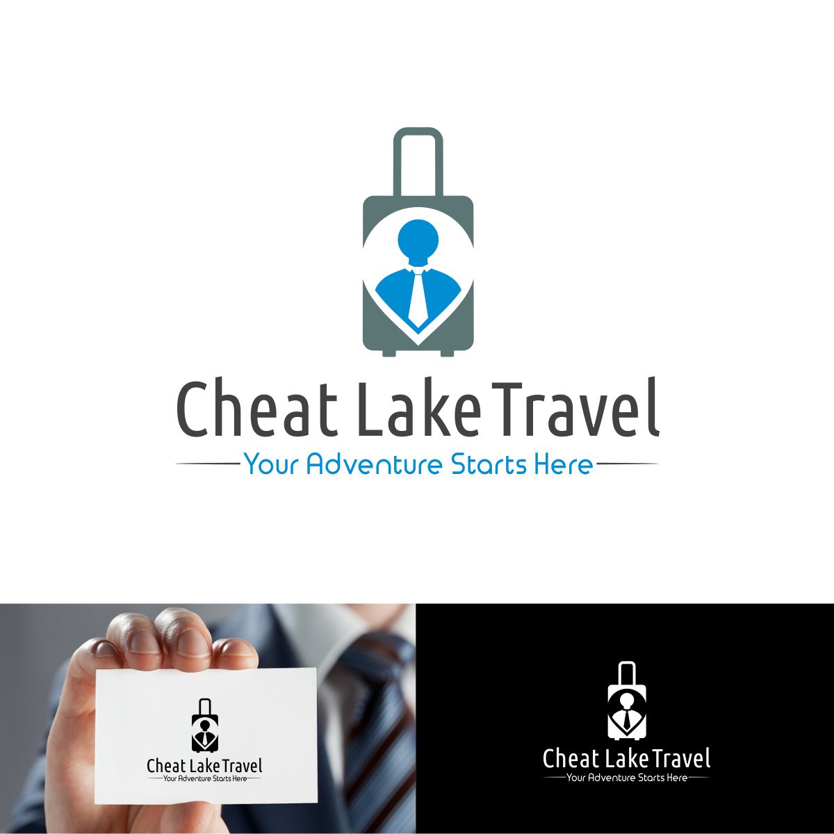 Logo Design by webeezine for Cheat Lake Travel | Design #13794462