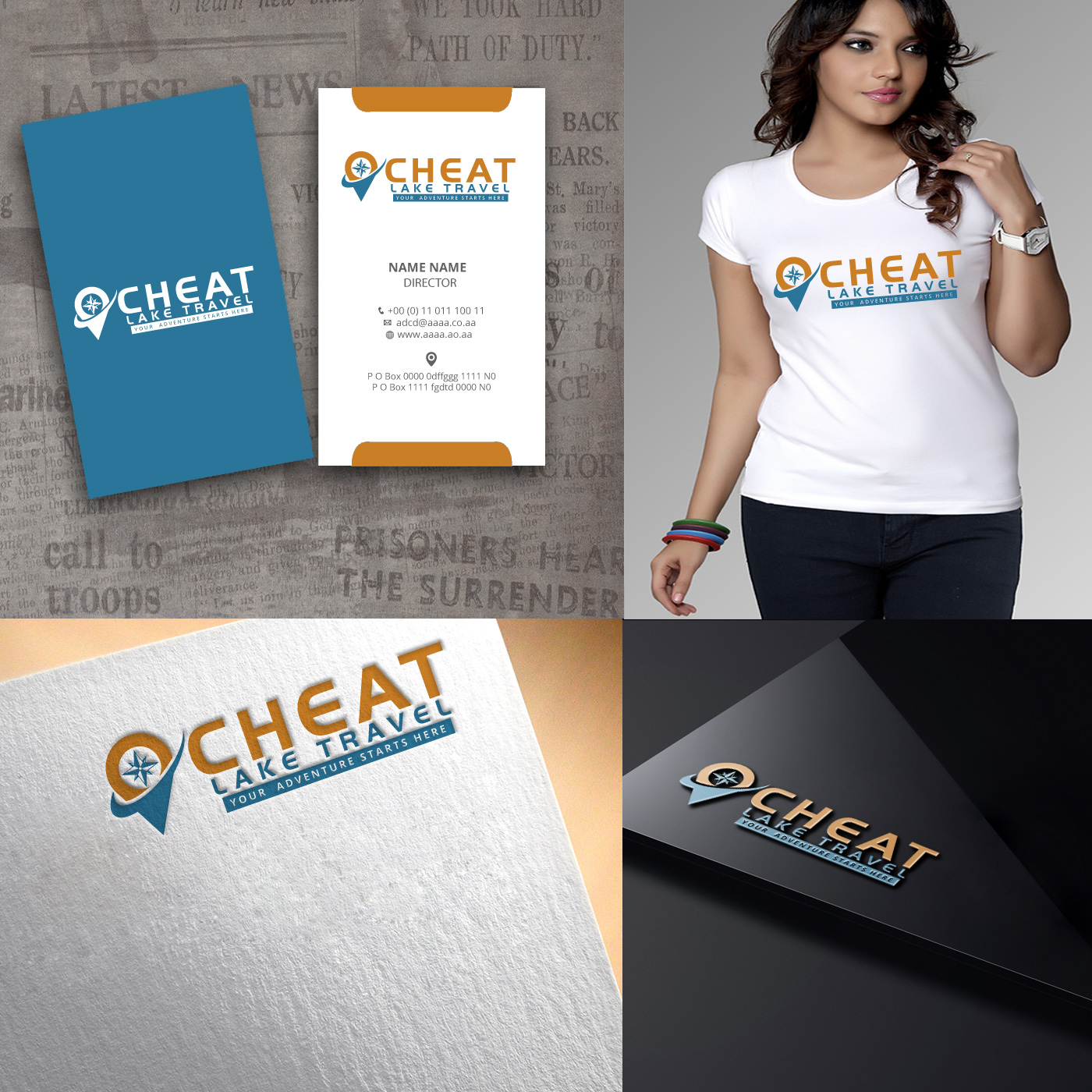 Logo Design by zebronicgraphic for Cheat Lake Travel | Design #13806427