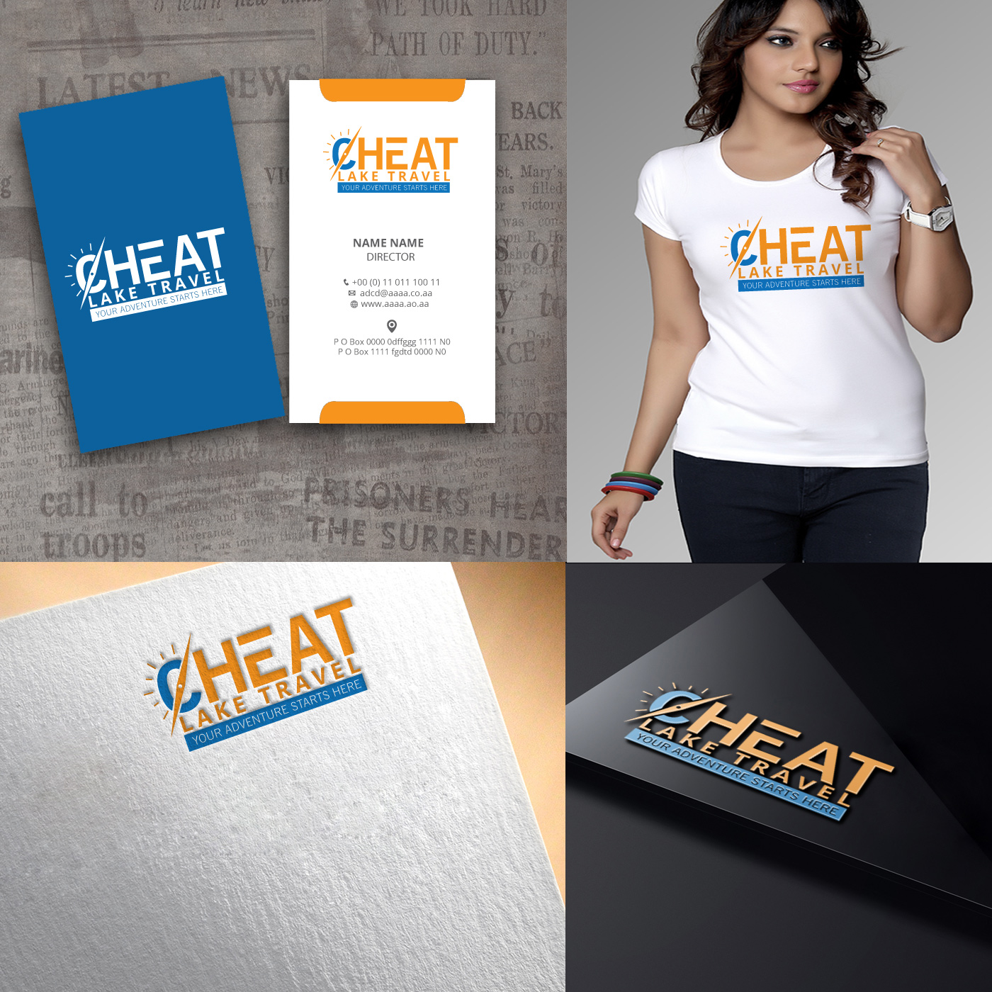 Logo Design by zebronicgraphic for Cheat Lake Travel | Design #13806435