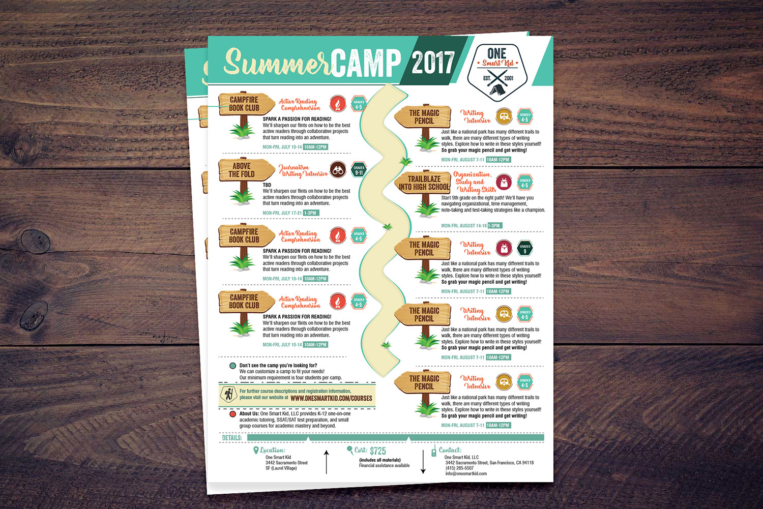 Flyer Design by Sarina.dsg for One Smart Kid | Design #13837684