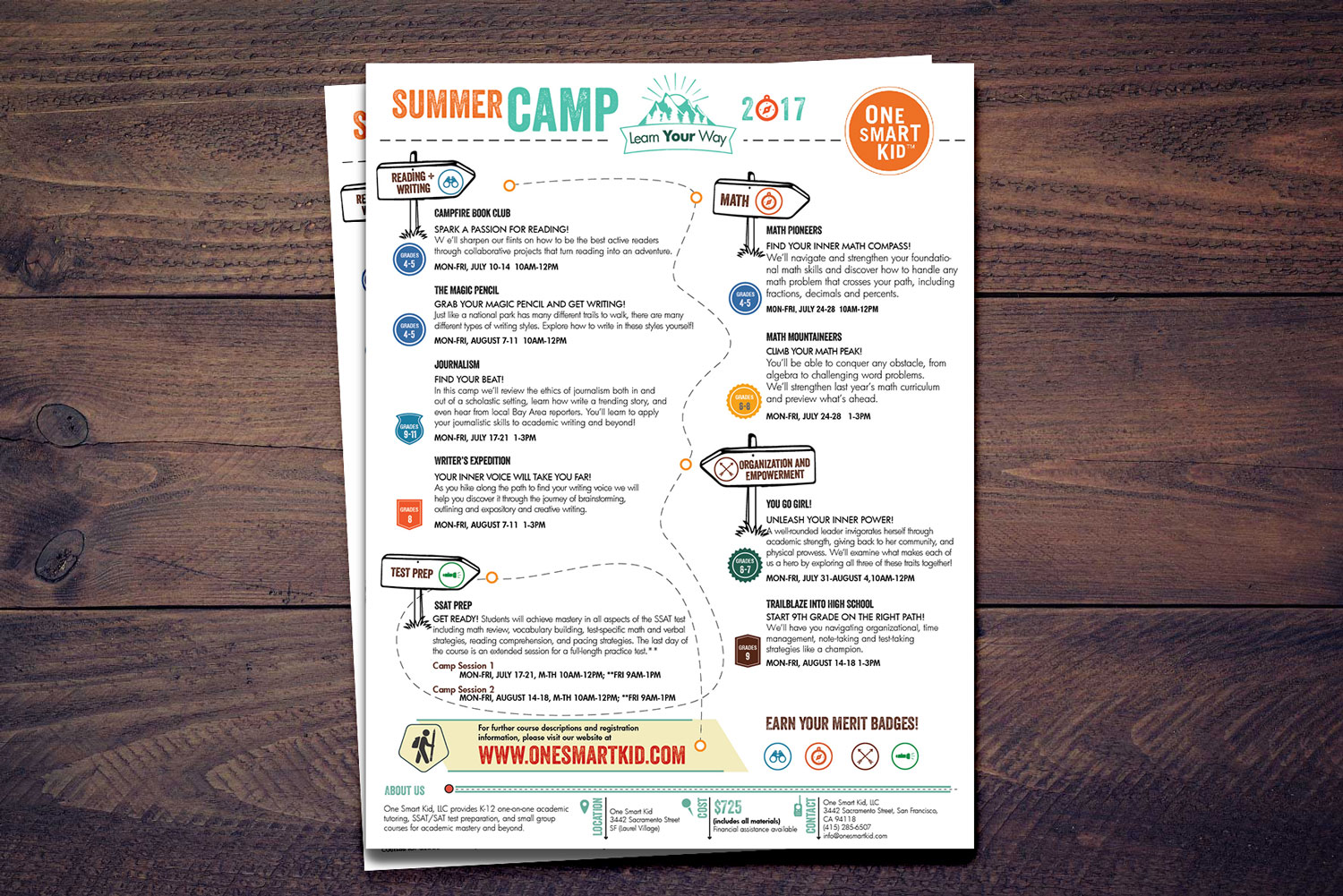 Flyer Design by Sarina.dsg for One Smart Kid | Design #13910978