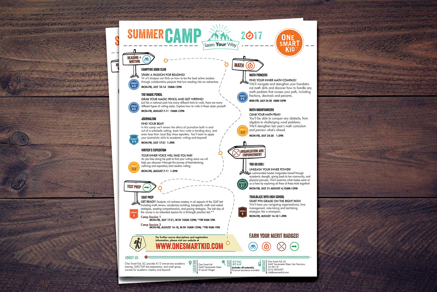 Flyer Design by Sarina.dsg for One Smart Kid | Design #13911240