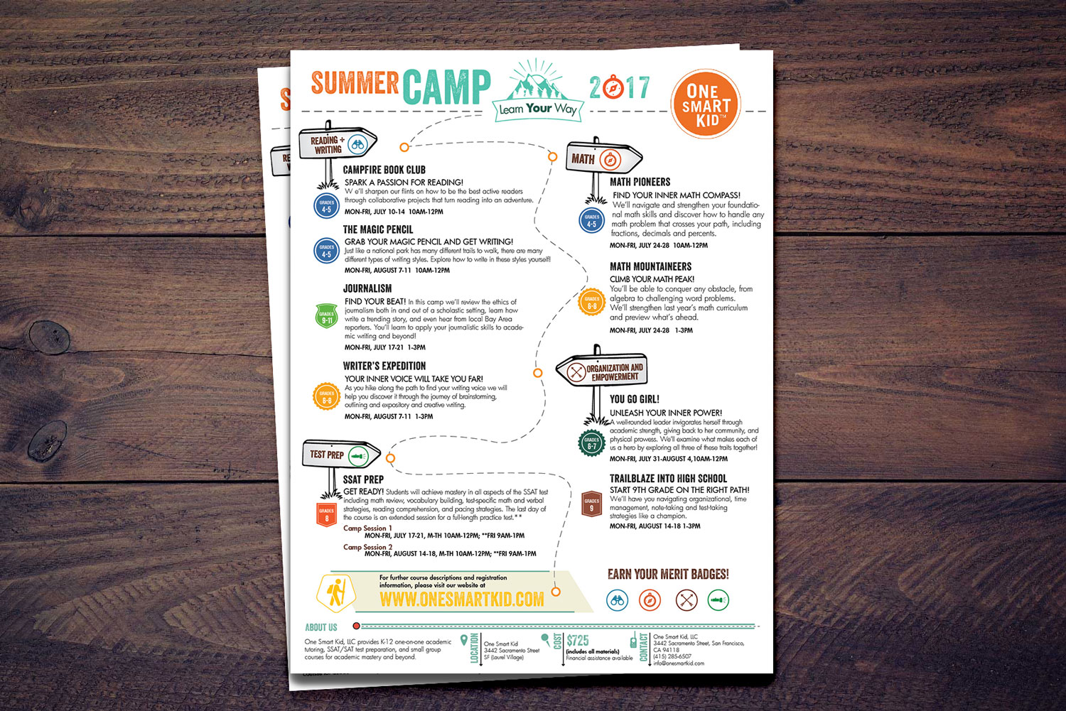 Flyer Design by Sarina.dsg for One Smart Kid | Design #13911534