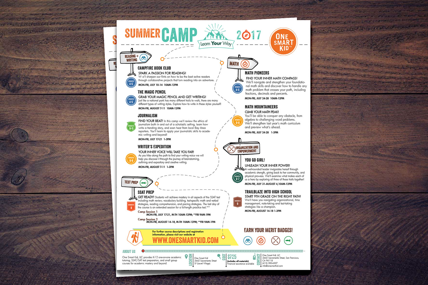 Flyer Design by Sarina.dsg for One Smart Kid | Design #13923208