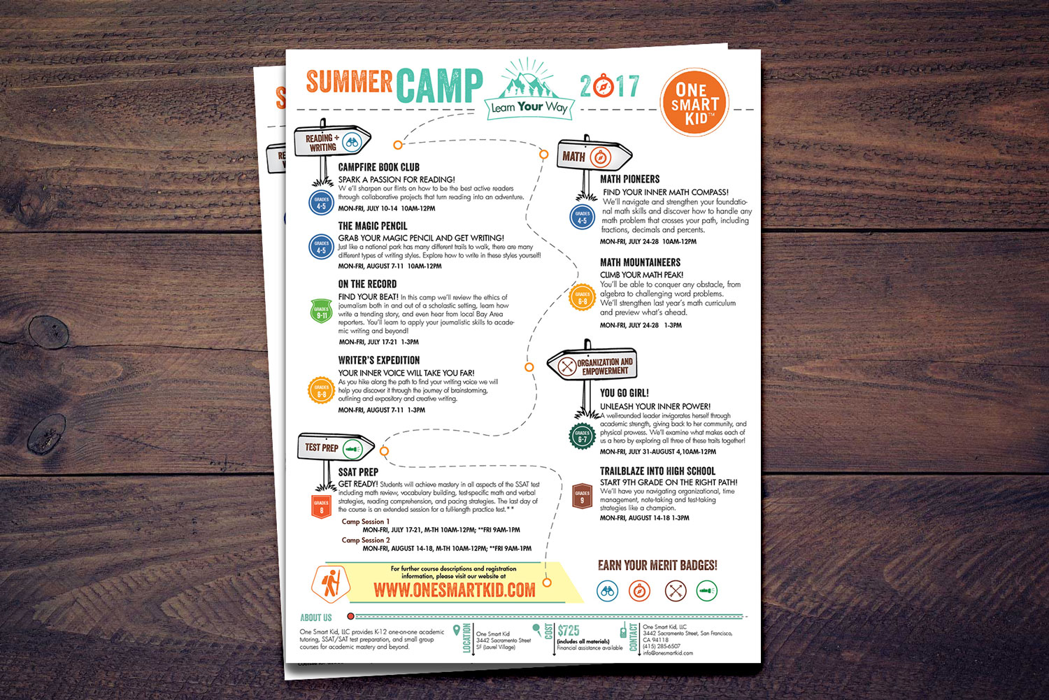 Flyer Design by Sarina.dsg for One Smart Kid | Design #13923953