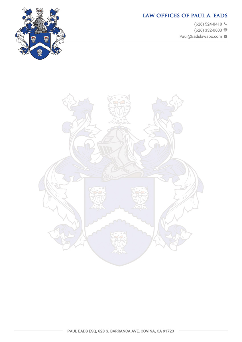 Letterhead Design by Sandaruwan for Law Offices of Paul Eads | Design #13799281