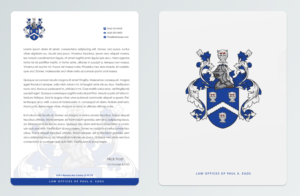 Letterhead Design by Pointless Pixels India for Law Offices of Paul Eads | Design: #13781179