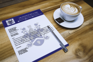 Letterhead Design by Designing Birds for Law Offices of Paul Eads | Design: #13795944