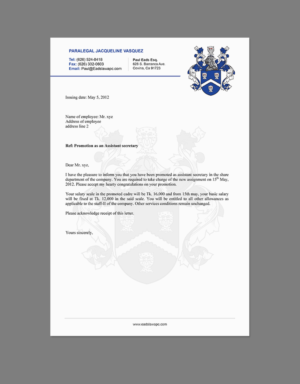 Letterhead Design by Creations Box 2015 for Law Offices of Paul Eads | Design: #13776179