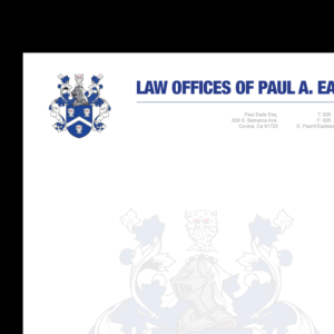 Letterhead Design by Birdesign for Law Offices of Paul Eads | Design: #13800515