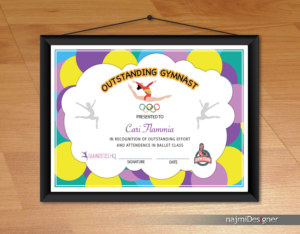 Print Design by  Najmi for Gymnastics HQ | Design: #13789701