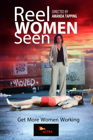  Movie poster for a series of short films titled Reel Women Seen.  | Poster-Design von Gfx.26™
