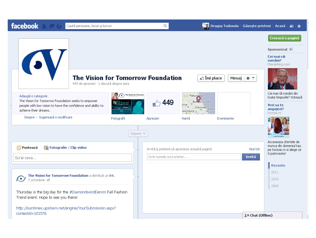 Logo Design by GeorgeLogoDesign for The Vision for Tomorrow Foundation | Design #2722967