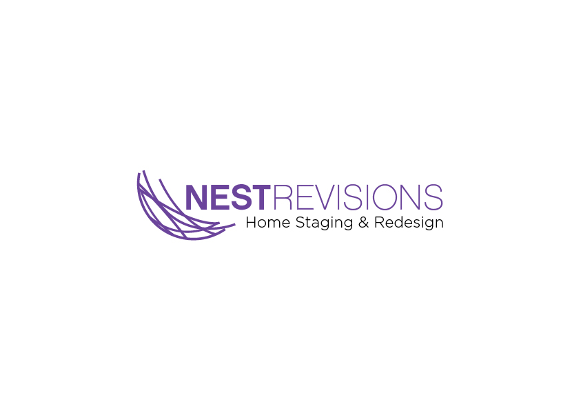 Logo Design by sikamcoy222 for Nest Revisions Home Staging & Redesign | Design #13816189