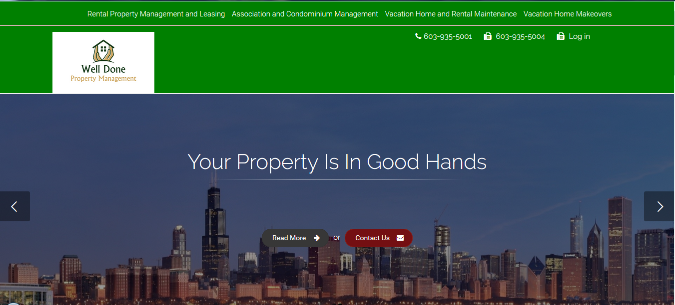 Wix-Design von olanrewaju für Well Done Property Management | Design #13874074