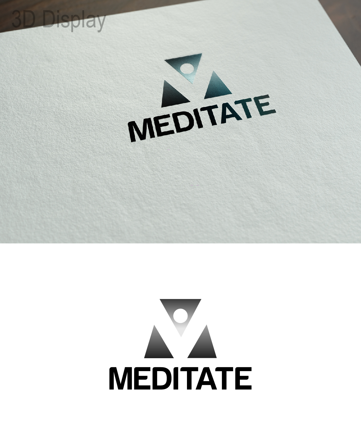 Logo Design by 3Guys for Meditate LLC | Design #13801484