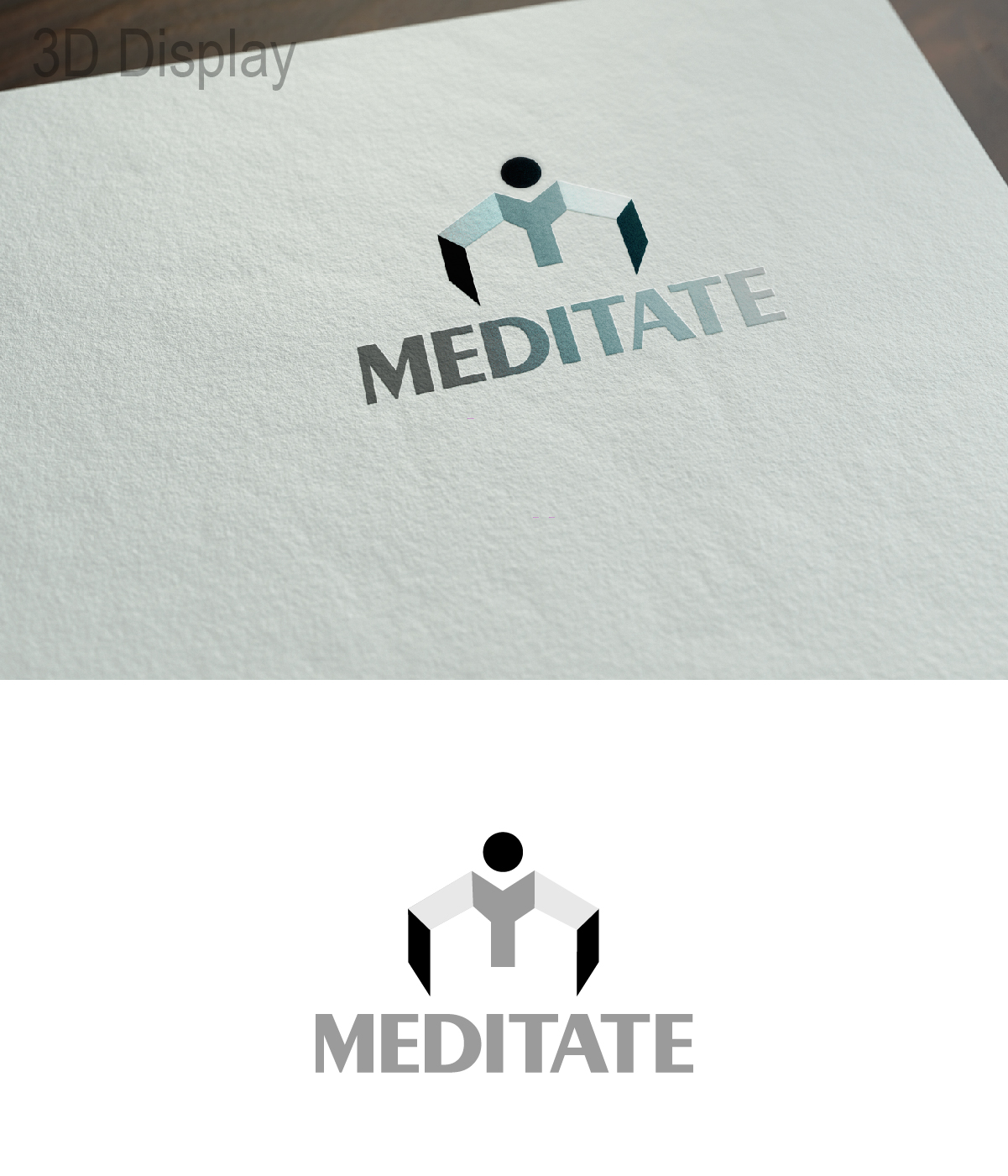 Logo Design by 3Guys for Meditate LLC | Design #13801488