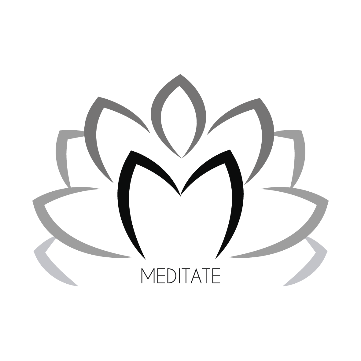 Logo Design by Liz Vega for Meditate LLC | Design #13786469